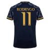 Maillot de Supporter Real Madrid Rodrygo 11 Extérieur 2023-24 Pour Homme